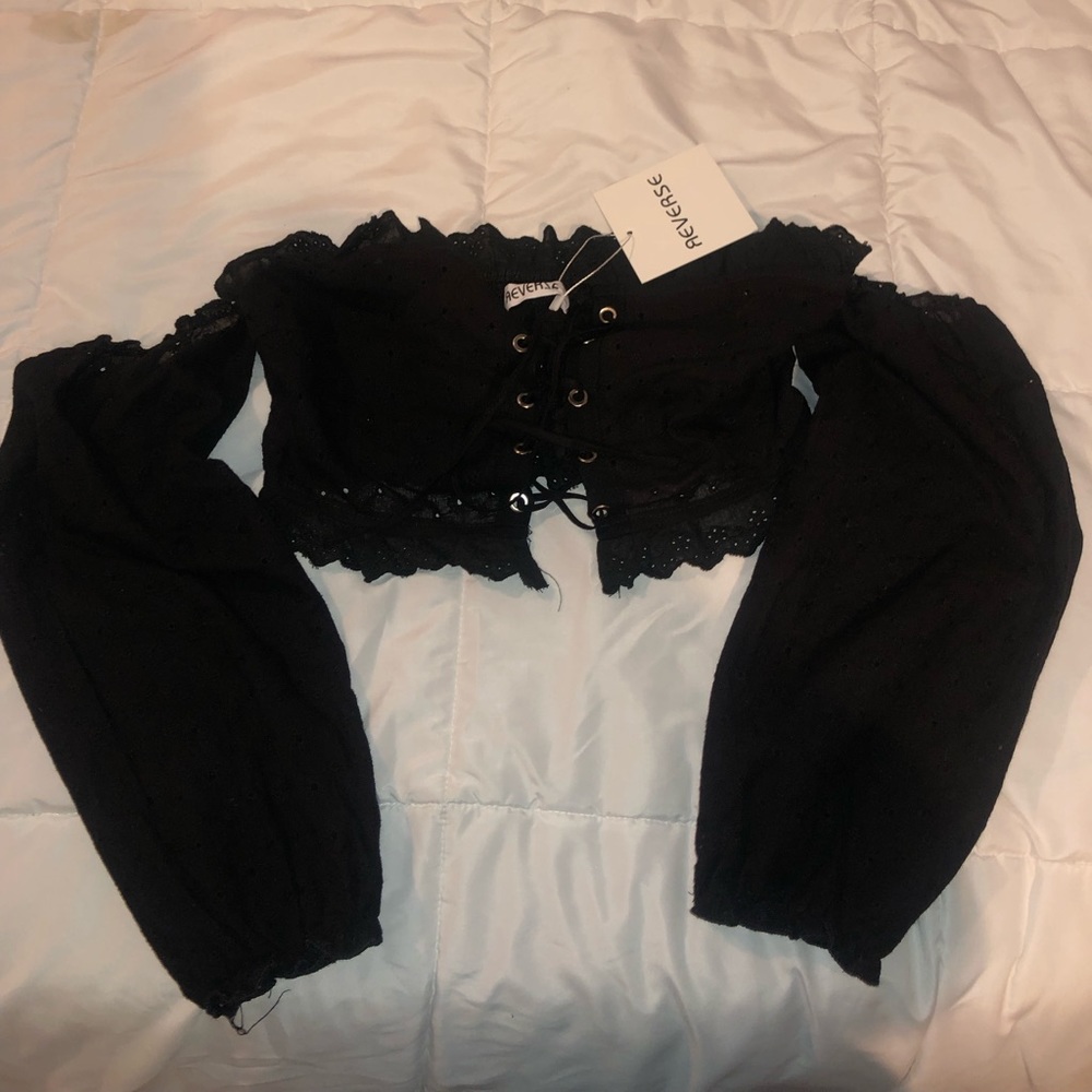 Princess Polly lace up crop top